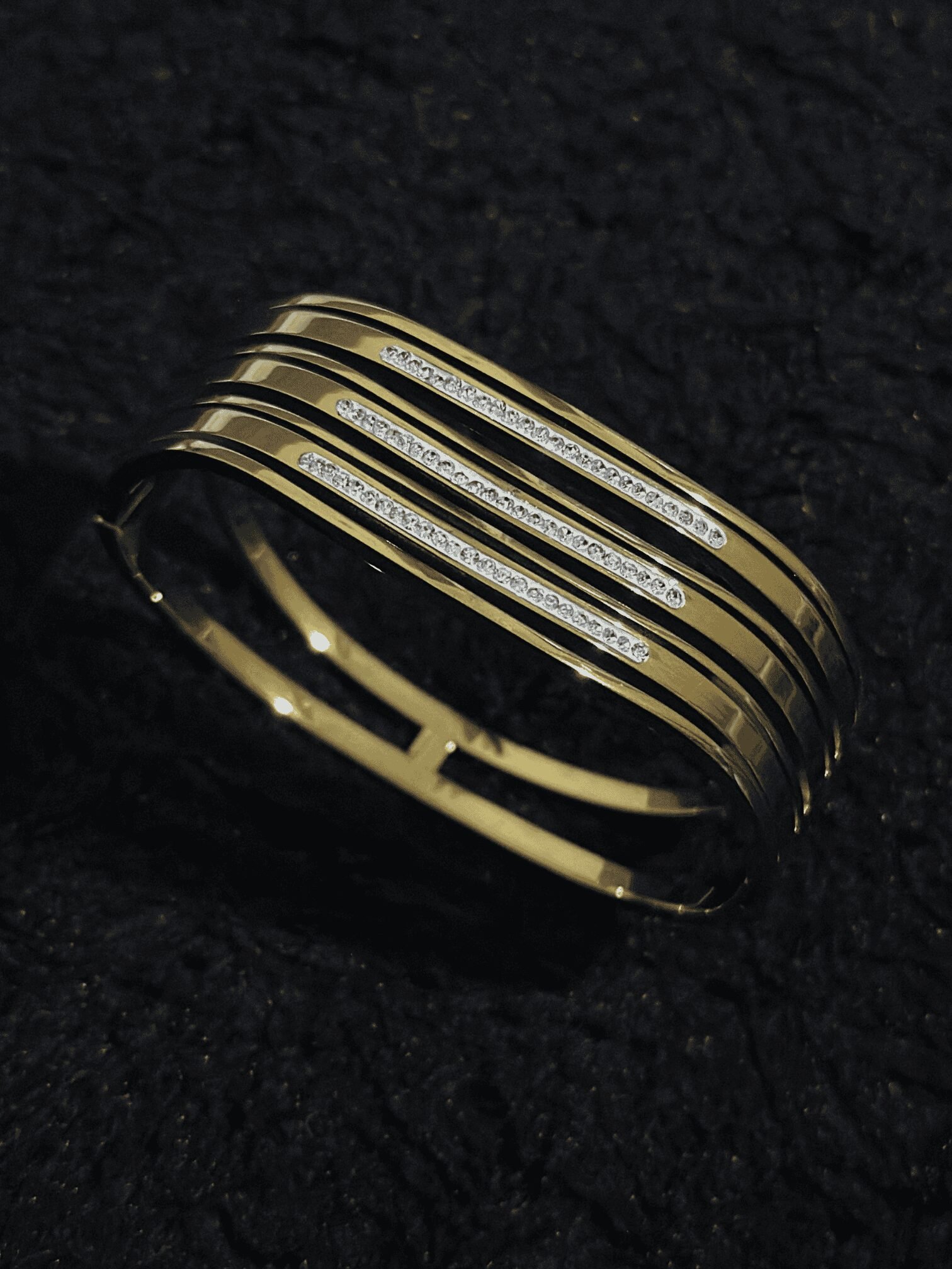 Safar Triple Layer Bangle Safar Triple Layer Bangle - Image 1