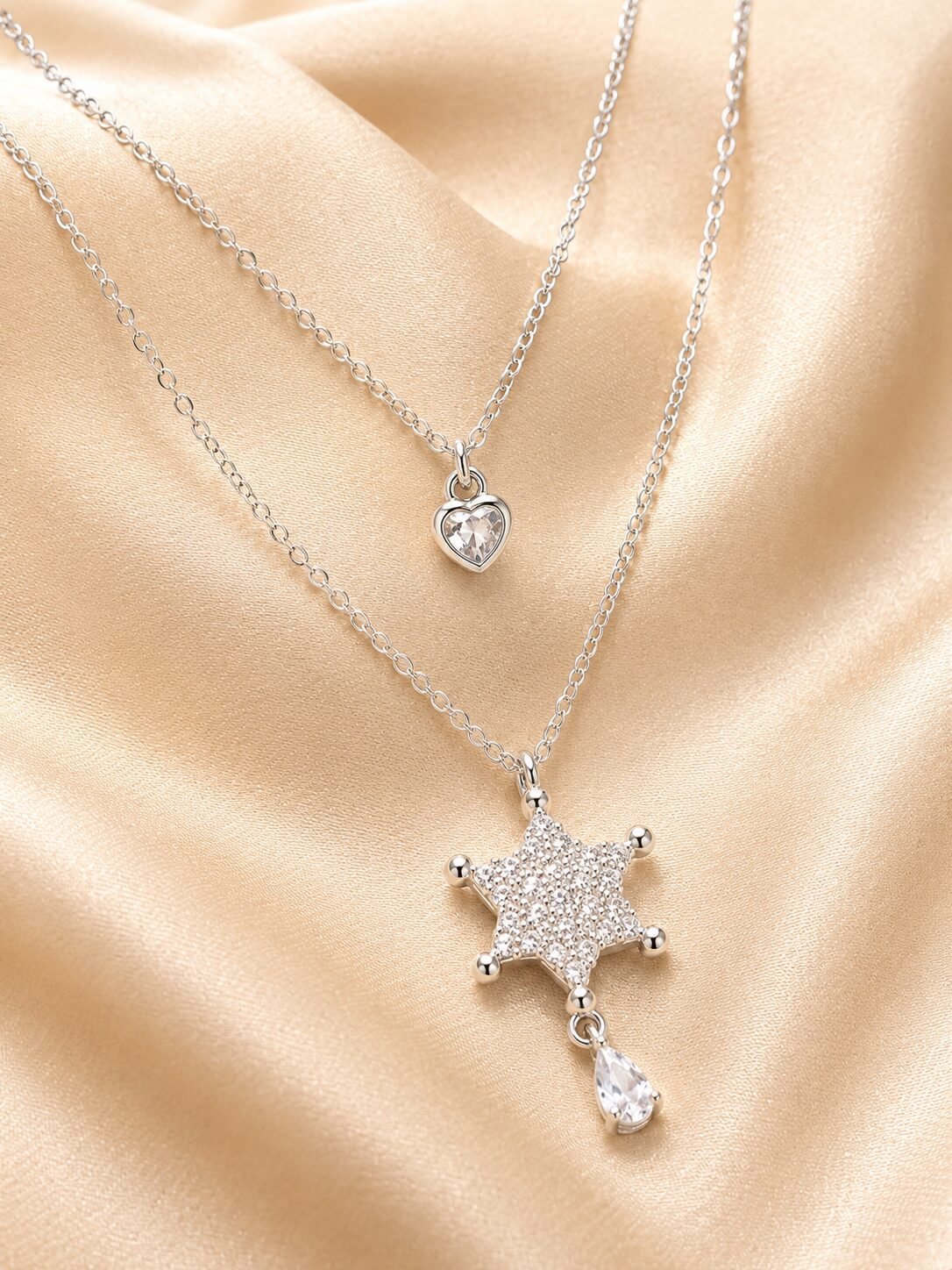 Sitara Dil Layered Necklace Sitara Dil Layered Necklace - Image 1
