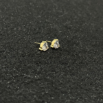Gold Teardrop Solitaire Stud Earrings – Stainless Steel CZ Jewelry - Image 3